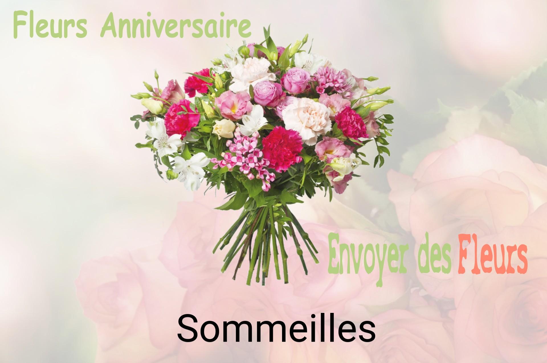 Bouquet de fleurs d’anniversaire livré à Sommeilles