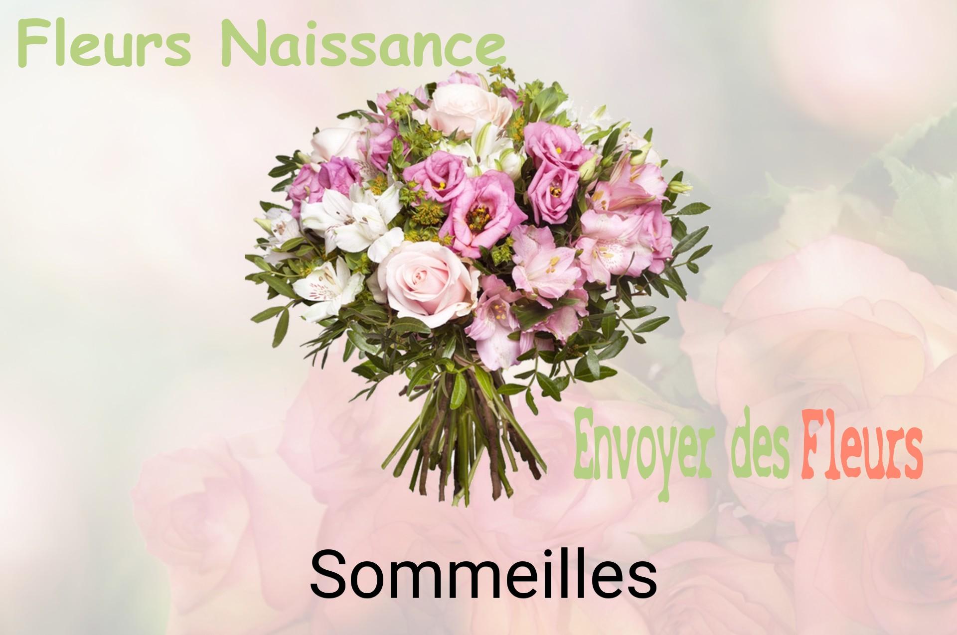 Bouquet de fleurs de naissance livré à Sommeilles